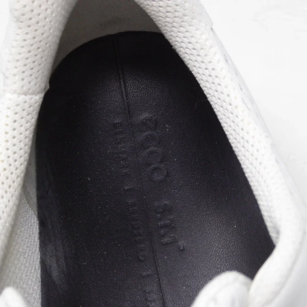 Ecco Mens ST.1 Trend Sneakers White Leather Perforated 9